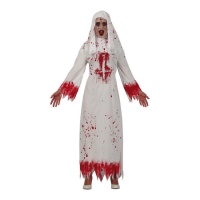 Disfraz de Bloody Monk para mujer