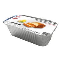 Envase de 24,8 x 12,8 x 7,6 cm desechable rectangular con tapa - 3 unidades