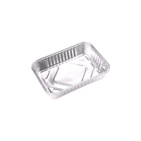 Envase de 18,7 x 13,4 x 3,3 cm desechable rectangular - 4 unidades