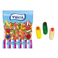 Dedos mini cortados de colores - Vidal - 1 kg