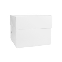 Caja de 26,5 x 26,5 x 15 cm para tarta cuadrada