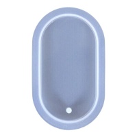 Molde silicona para resina colgante oval 6 x 4 cm - Artis Decor