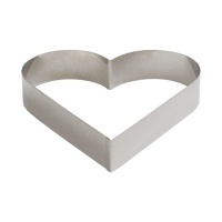 Molde corazón de 10 x 10 x 4,5 cm - Decora