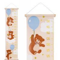 Medidor de altura para pared de Osito de 1 m