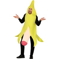 Disfraz de banana con pene para hombre