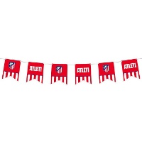 Guirnalda de Atlético de Madrid de escudos Atleti - 12 piezas