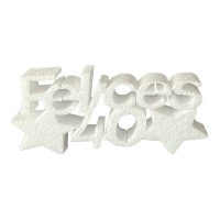 Figura de corcho Felices 40 de 16 x 25 cm