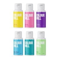 Colorante en gel base de aceite Pool Party de 20 ml - Colour Mill - 6 unidades