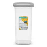 Tarro de 1,5 L de plástico con tapadera