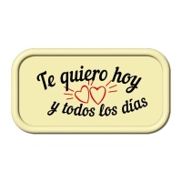 Letrero de chocolate blanco de San Valentín - Dekora - 75 unidades