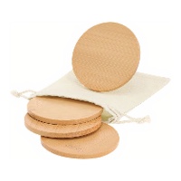 Posavasos de bambú - 4 unidades