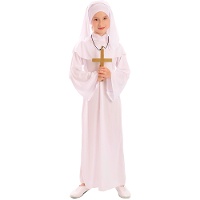 Disfraz de novicia religiosa para niña