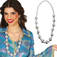 Collar de bolas de discoteca para adulto