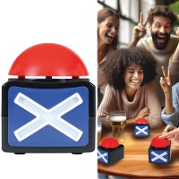 Boton X con luz y sonido para juegos