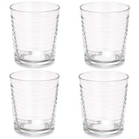Vaso de 360 ml rayas - 4 unidades