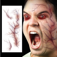 Tatuajes temporales para cara de venas