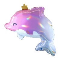 Globo de delfín resplandeciente de 81 cm - Grabo