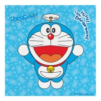 Servilletas de Doraemon de 16,5 x 16,5 cm - 20 unidades