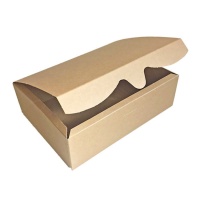 Caja de 22 x 16,3 x 6,3 cm para galletas kraft