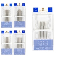 Agujas de chenilla nº 1, 18-22, 20, 22 o 24 - DMC - 6 unidades