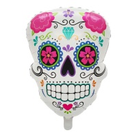 Globo de Calavera Mexicana de 60 cm
