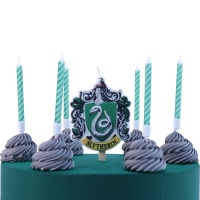 Velas de Slytherin - 7 unidades