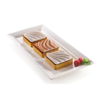 Set Mini Tarte Sand de silicona de 17,5 x 30 cm - Silikomart - 6 cavidades