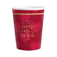 Vasos de Amor de 266 ml - 6 unidades