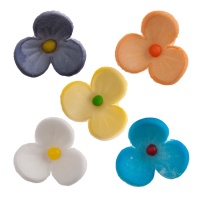 Figuras de azúcar de flor de Melocotón de 2 cm - Dekora - 315 unidades
