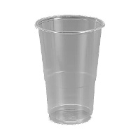 Vasos de 350 ml de plástico transparente - 25 unidades