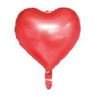 Globo de corazón rojo de 45 cm
