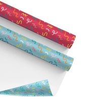 Papel de regalo de Confetti de 2 x 0,70 m - Dcasa - 1 unidad