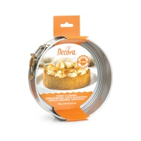 Molde redondo de 20 x 20 x 6,5 cm desmontable - Decora
