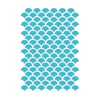 Plantilla Stencil fondo teja de 15 x 20 cm - Artis decor - 1 unidad