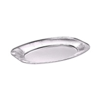 Bandeja de 35 x 24,3 cm de cartón color plata