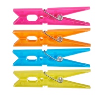 Pinzas de plástico de 9,5 cm - 24 unidades