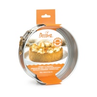 Molde redondo de 23,5 x 23,5 x 7 cm desmontable - Decora