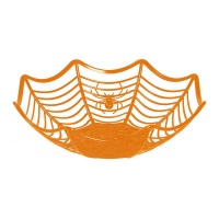 Bol de telaraña naranja de 28 cm