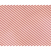 Papel de regalo con rayas rojas y doradas de 2 x 0,70 m