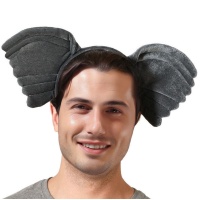 Diadema de orejas de elefante gris