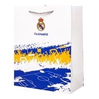 Bolsa regalo de 40 x 30 x 12 cm de Real Madrid campo