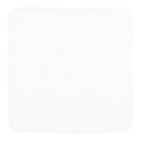 Alfombra de ducha antideslizante de 53 x 52,5 cm de goma blanco