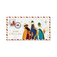 Servilleta de 20 x 11 cm de Reyes Magos - 20 unidades