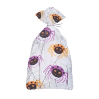 Bolsa para dulces de araña de 28 x 13 cm - Guirca - 20 unidades