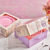 Caja de 32 x 32 x 11,5 cm para tarta Pure - 2 unidades