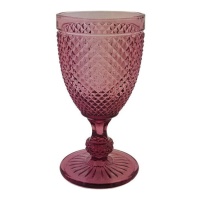 Copa de 330 ml grabado rosa - 1 unidad