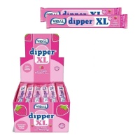 Dipper de caramelo blando XL de fresa - Dipper XL Vidal - 100 unidades