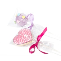 Bolsa para dulces de plástico transparentes de 10 x 20 cm - Decora - 50 unidades