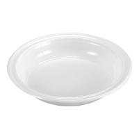 Platos de 20,5 cm hondo de plástico - 10 unidades