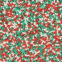 Sprinkles de perlas mini de colores navideños - FunCakes - 80 gr